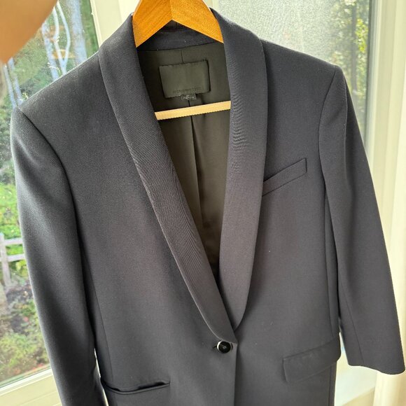 Alexander Wang Navy Blazer - Picture 1 of 2